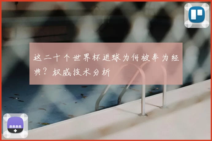 这二十个世界杯进球为何被奉为经典？权威技术分析