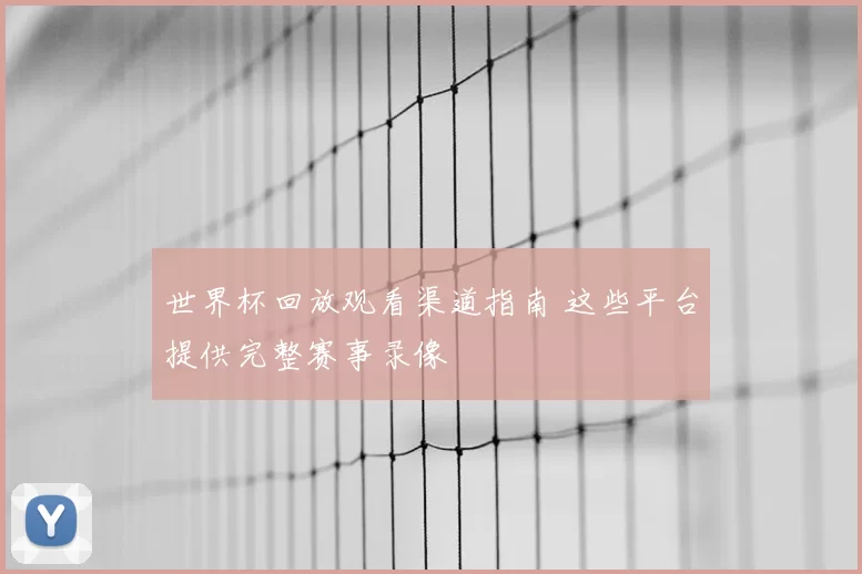 世界杯回放观看渠道指南 这些平台提供完整赛事录像